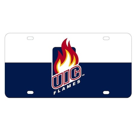 R & R Imports LP-C-CHI19 University Of Illinois At Chicago Metal License Plate